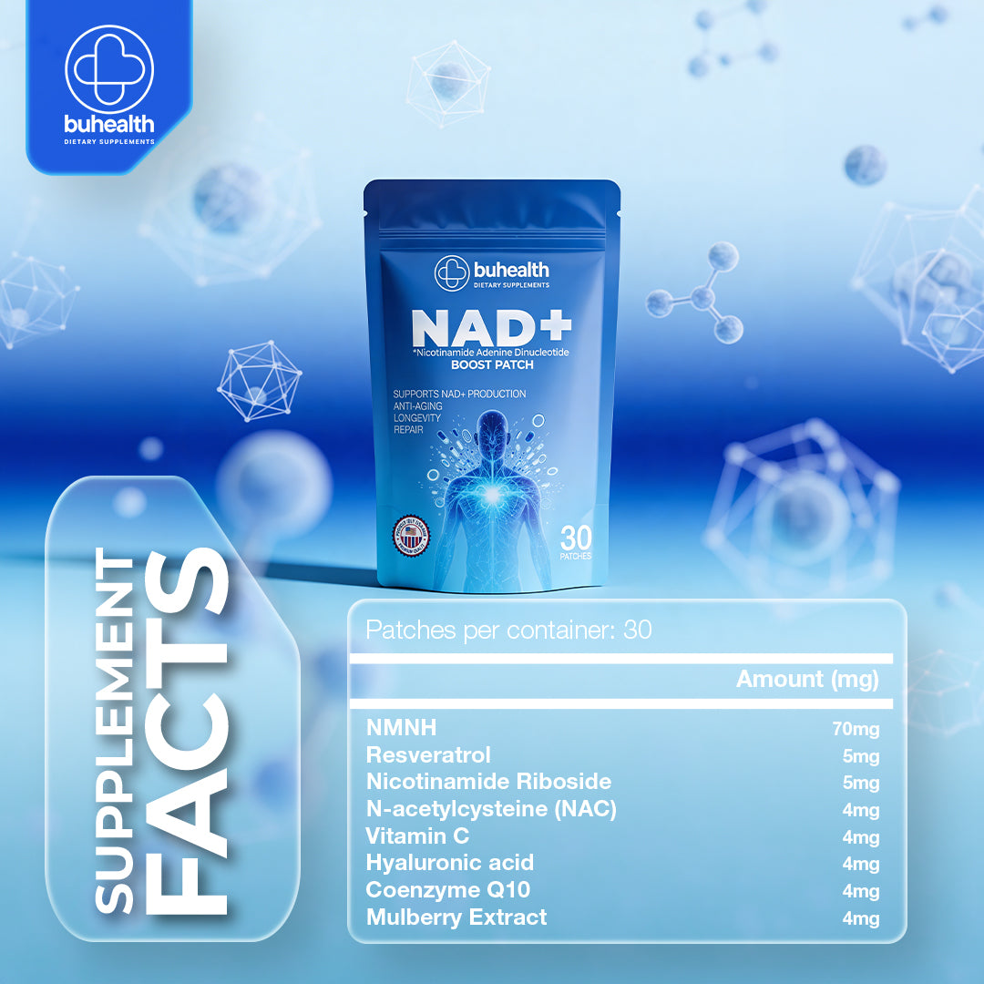 NAD+ Boost Patch – High Potency Longevity Formula