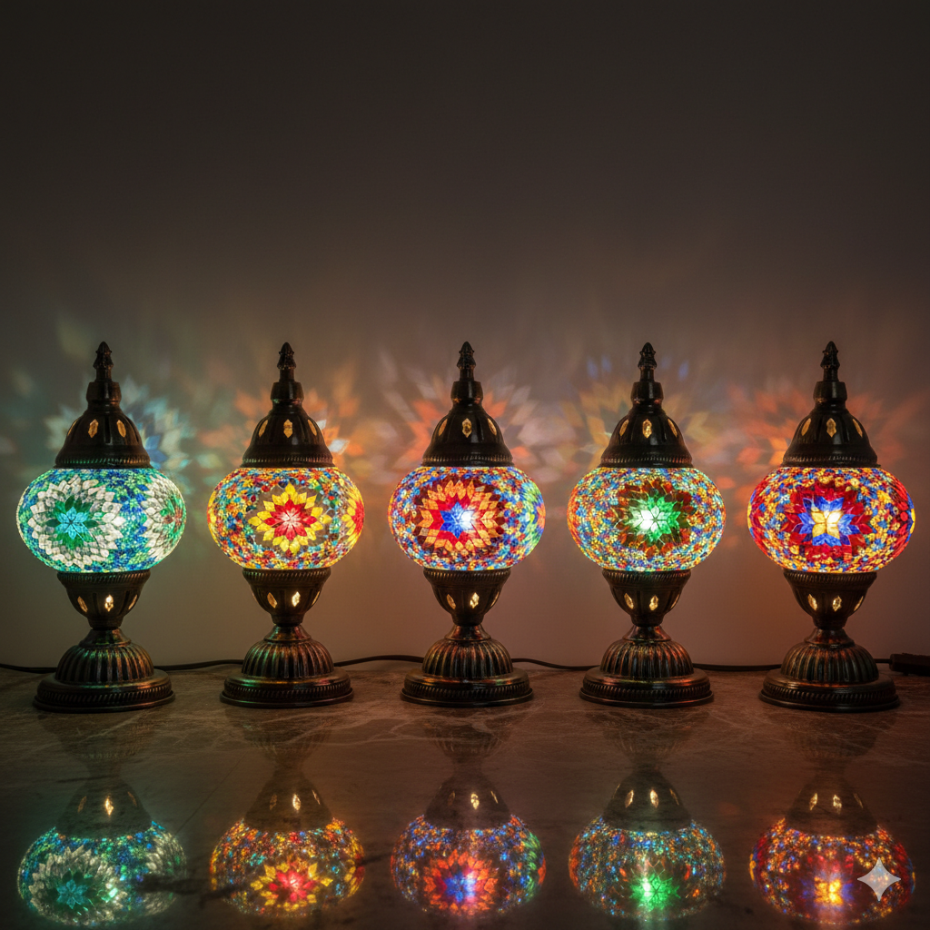 Table Mosaic Lamps