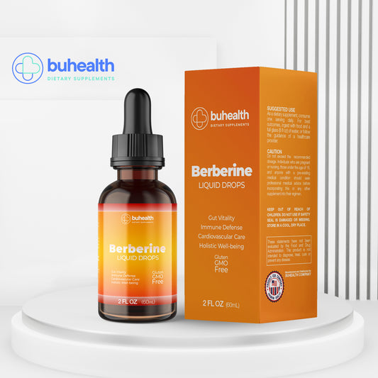 Berberine Liquid Drops, 2 fl oz (60 mL) Berberis Vulgaris
