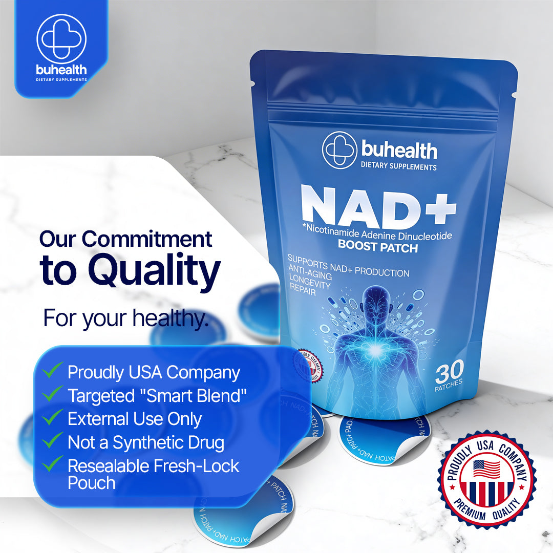 NAD+ Boost Patch – High Potency Longevity Formula