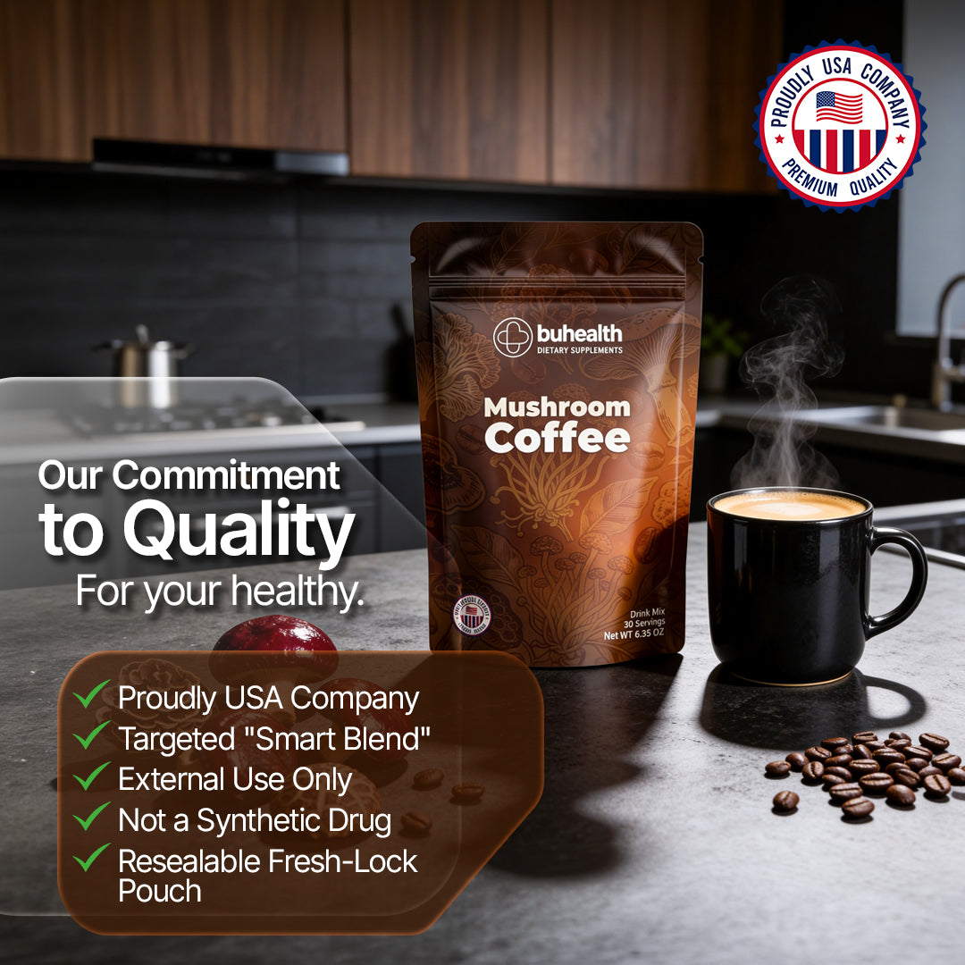 Buhem Health Mushroom Medium Roast Coffee
