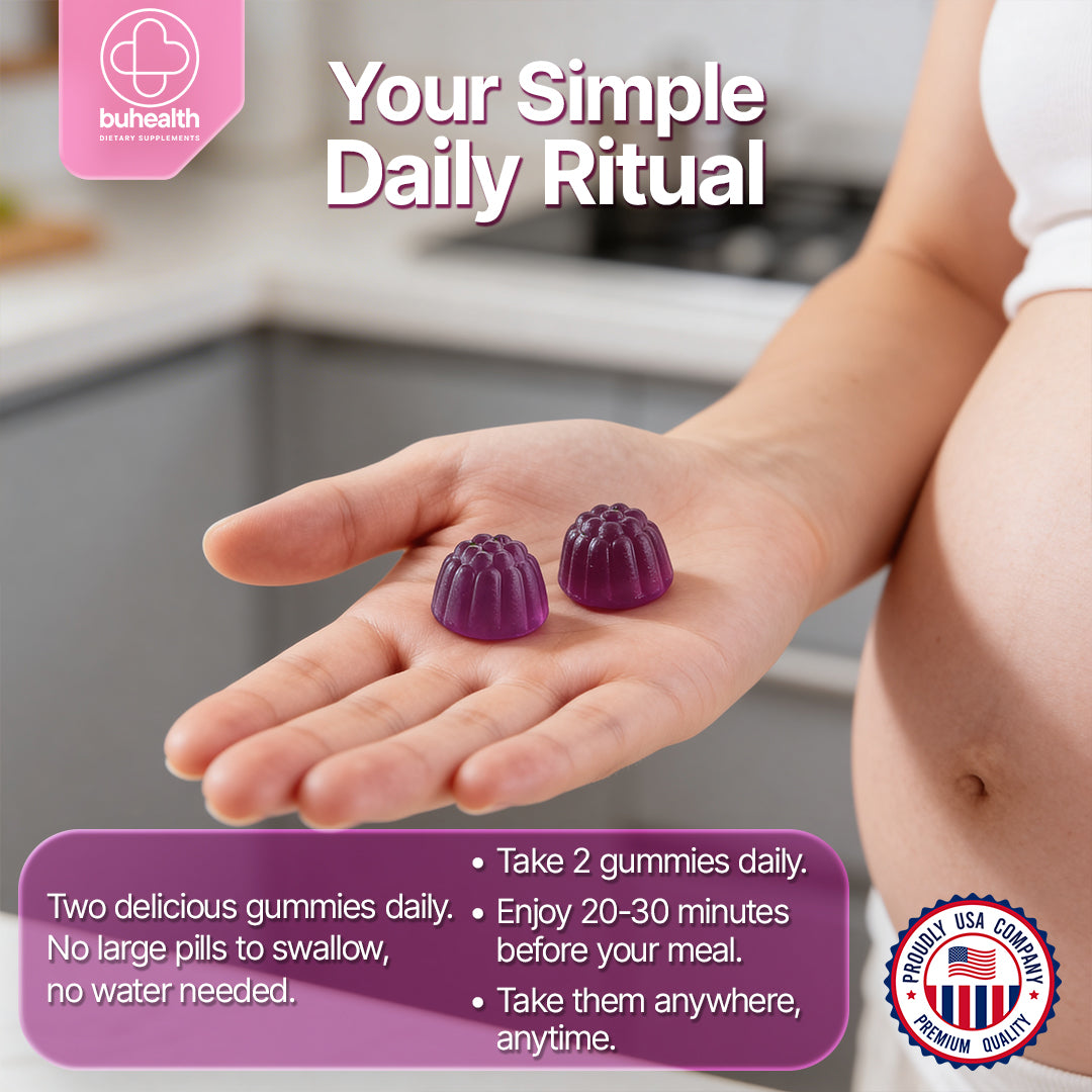 Prenatal Vitamin Gummies – Complete Prenatal Support, Mom & Baby Wellness, 60 Count (30 Day Supply, 800 mg)
