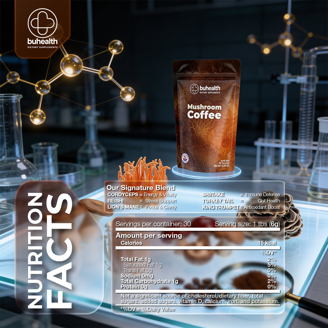 Buhem Health Mushroom Medium Roast Coffee