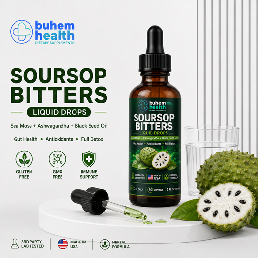 Soursop Bitters Liquid Drops 2 fl oz | Graviola