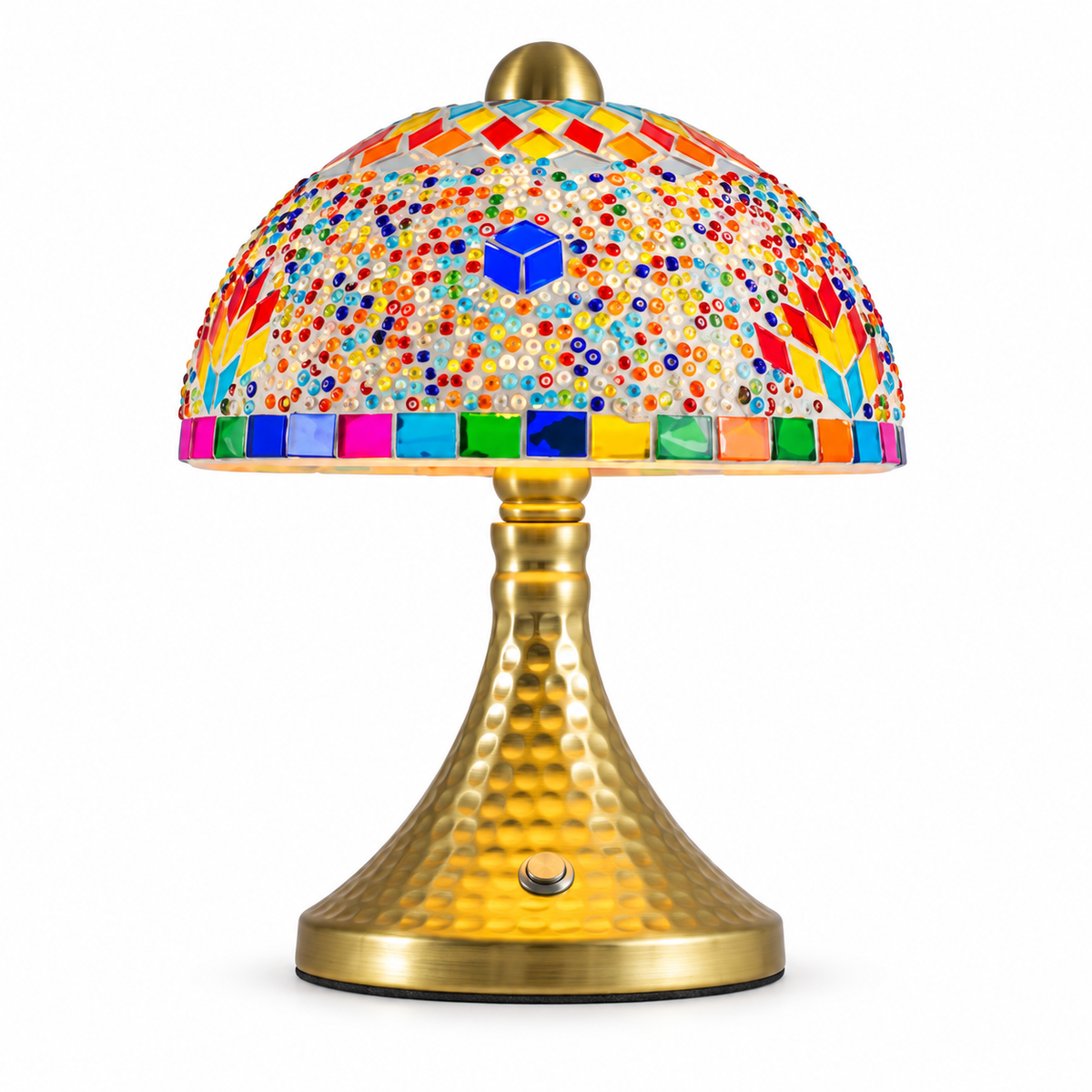 Mushroom Lamp Multicolor - Turkish Mosaic Lamp