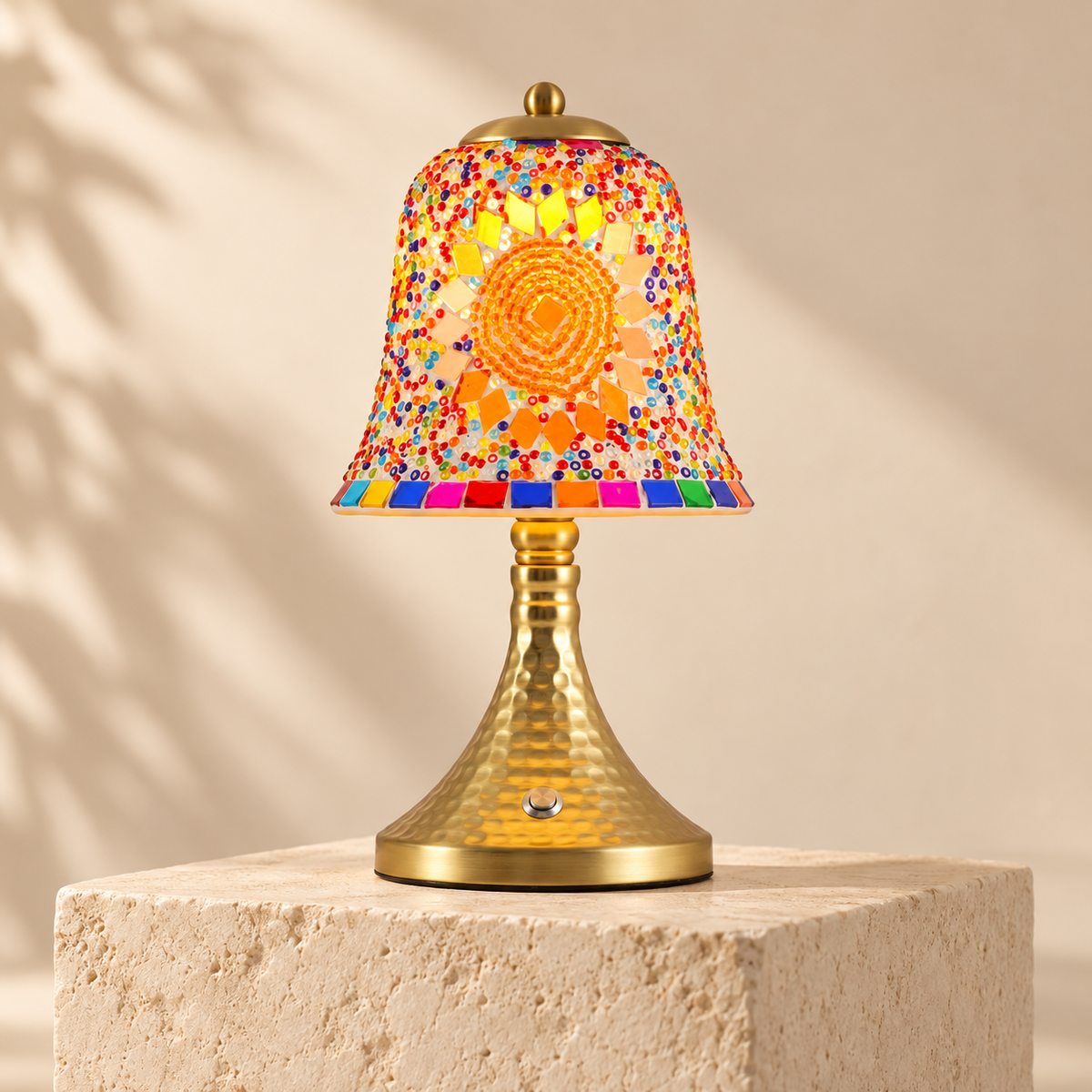 Bell Lamp Multicolor- Turkish Mosaic Lamp