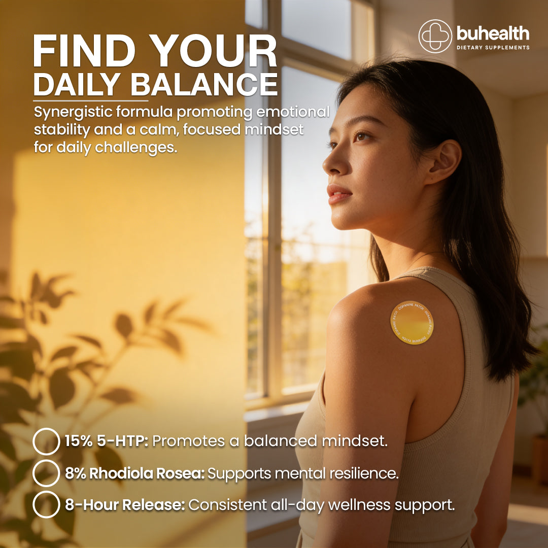 Dopamine Patches – 30 Wellness Patches | Mood Support&Focus
