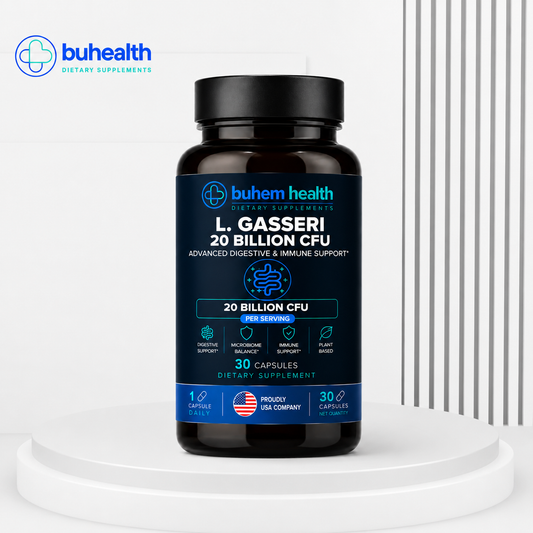 L. Gasseri & L. Reuteri Blend – Advanced Digestive & Immune Support, 30 Capsules